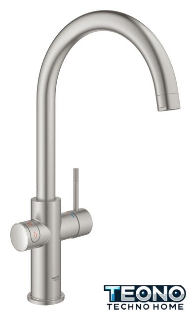 Смеситель Grohe Red Duo 30079DC1 (сталь) - Изображение №2 — Интернет-магазин Teono.by