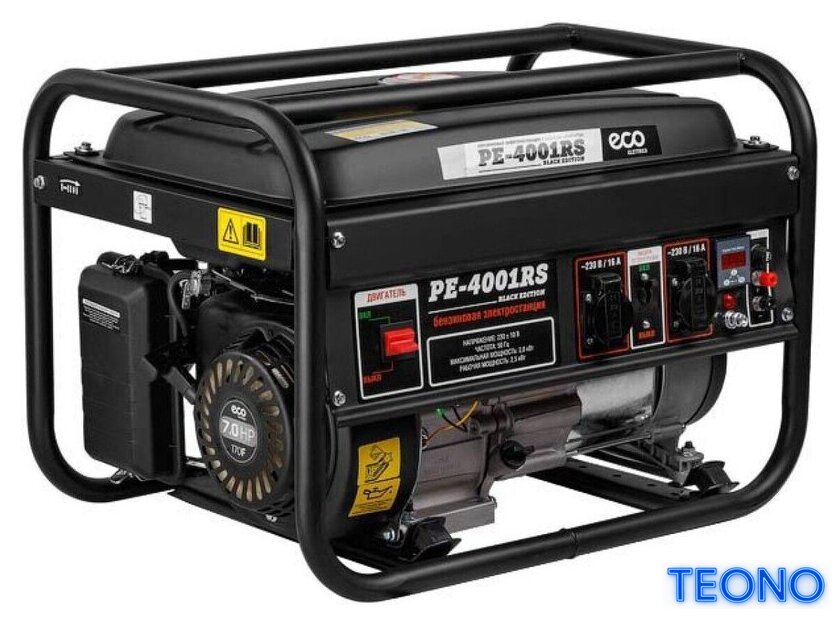 Бензиновый генератор ECO PE-4001RS (black edition) - Изображение №1 — Интернет-магазин Teono.by