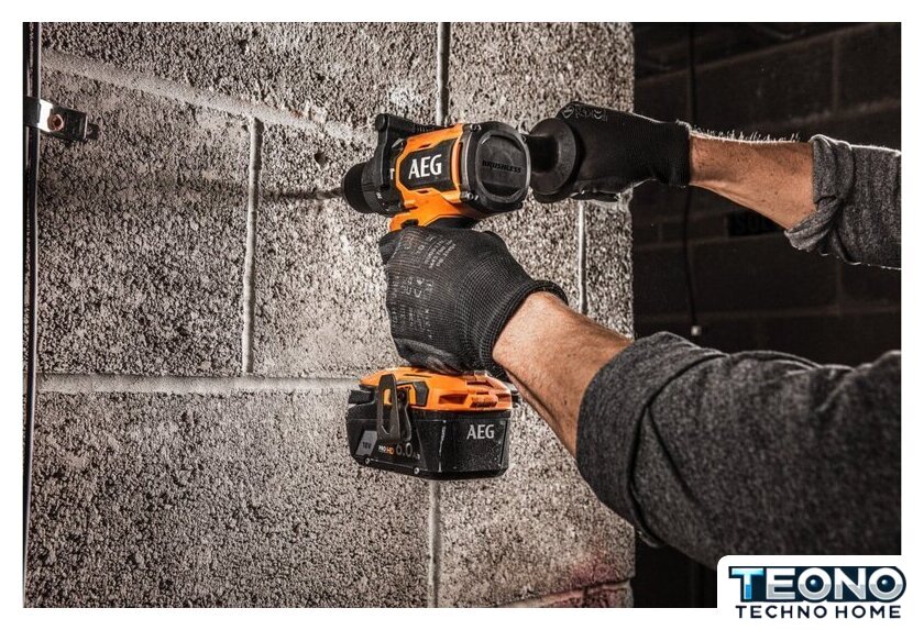Ударная дрель-шуруповерт AEG Powertools BSB 18BL2-602K 4935481043 (с 2-мя АКБ, кейс) - Изображение №7 — Интернет-магазин Teono.by