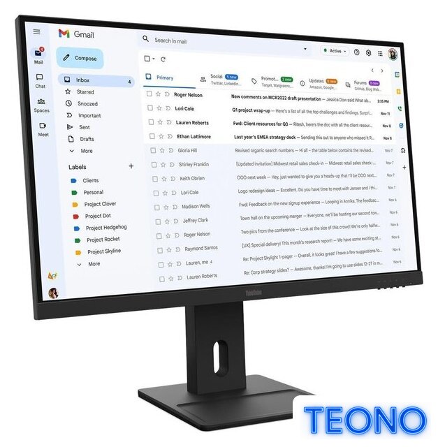 Монитор Lenovo ThinkVision E27-40 64BCMAT4EU - Изображение №3 — Интернет-магазин Teono.by