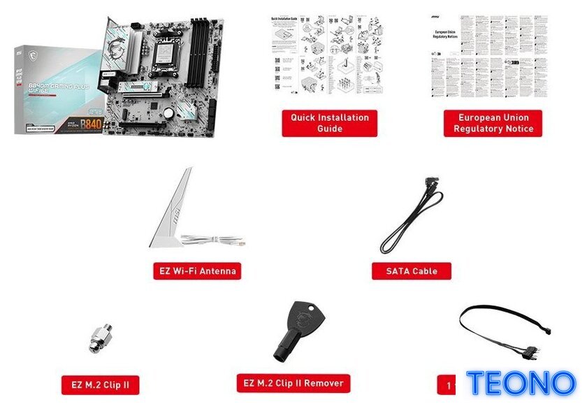 Материнская плата MSI B840M Gaming Plus WiFi6E - Изображение №2 — Интернет-магазин Teono.by