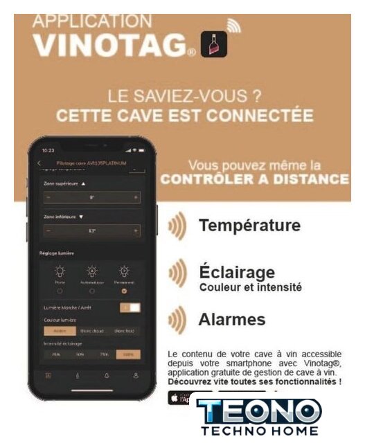 Винный шкаф Avintage AVU50PANEL - Изображение №6 — Интернет-магазин Teono.by