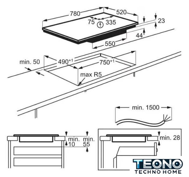 Варочная панель Electrolux EIV83443CT - Изображение №5 — Интернет-магазин Teono.by