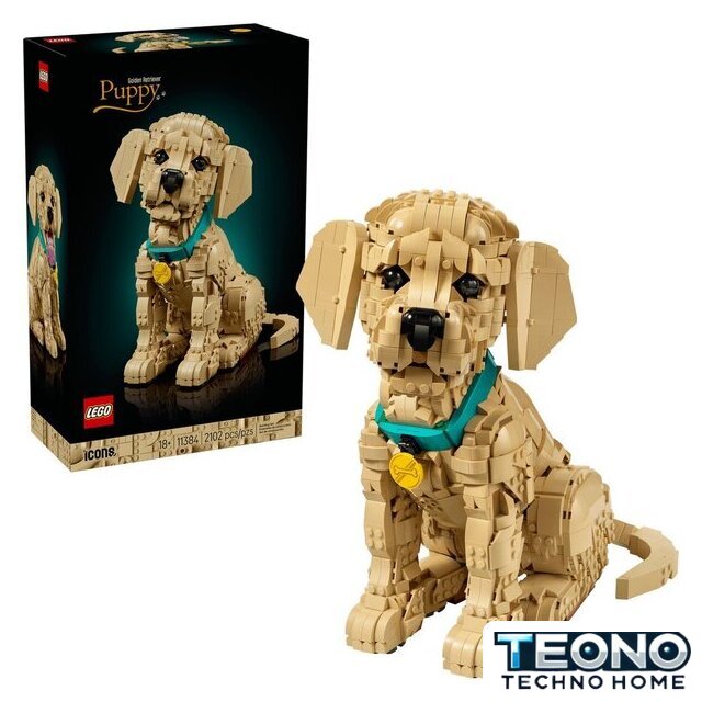 Конструктор LEGO Icons 11384 Щенок золотистого ретривера - Изображение №1 — Интернет-магазин Teono.by