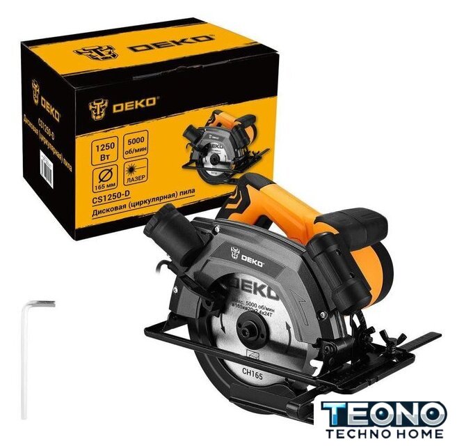 Дисковая (циркулярная) пила Deko CS1250-D 083-1100 - Изображение №1 — Интернет-магазин Teono.by
