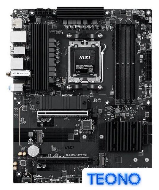 Материнская плата MSI Pro B850-S Evo WiFi - Изображение №1 — Интернет-магазин Teono.by