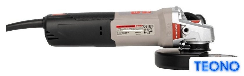 Угловая шлифмашина Crown CT13678-125RSV - Изображение №4 — Интернет-магазин Teono.by