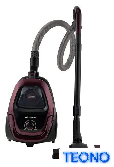 Пылесос Willmark VC-2630 CYM (бордовый) - Изображение №6 — Интернет-магазин Teono.by