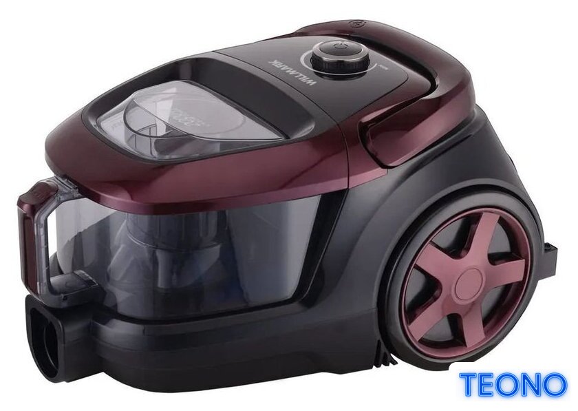 Пылесос Willmark VC-2630 CYM (бордовый) - Изображение №3 — Интернет-магазин Teono.by