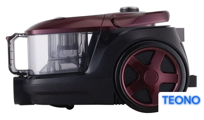 Пылесос Willmark VC-2630 CYM (бордовый) - Изображение №4 — Интернет-магазин Teono.by