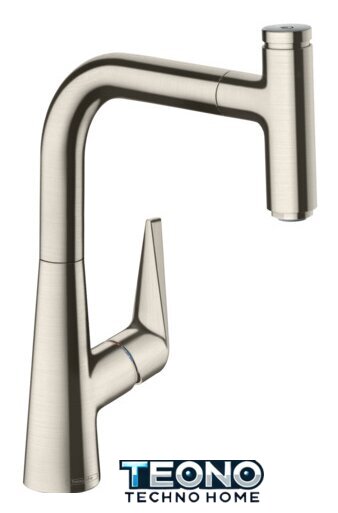 Смеситель Hansgrohe Talis Select S 72822800 (нержавеющая сталь) - Изображение №1 — Интернет-магазин Teono.by