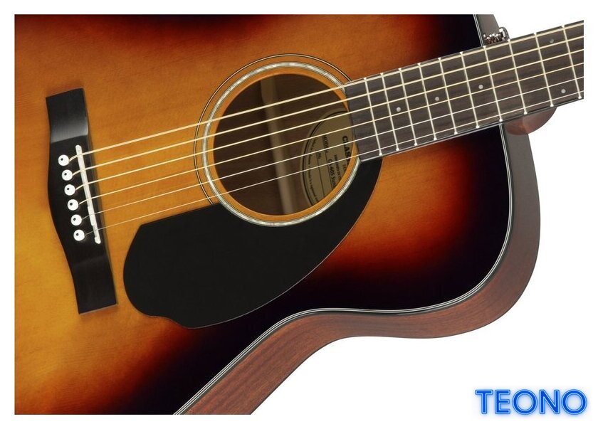 Акустическая гитара Fender CC-60S Concert 3-Color Sunburst - Изображение №4 — Интернет-магазин Teono.by