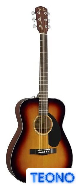 Акустическая гитара Fender CC-60S Concert 3-Color Sunburst - Изображение №2 — Интернет-магазин Teono.by
