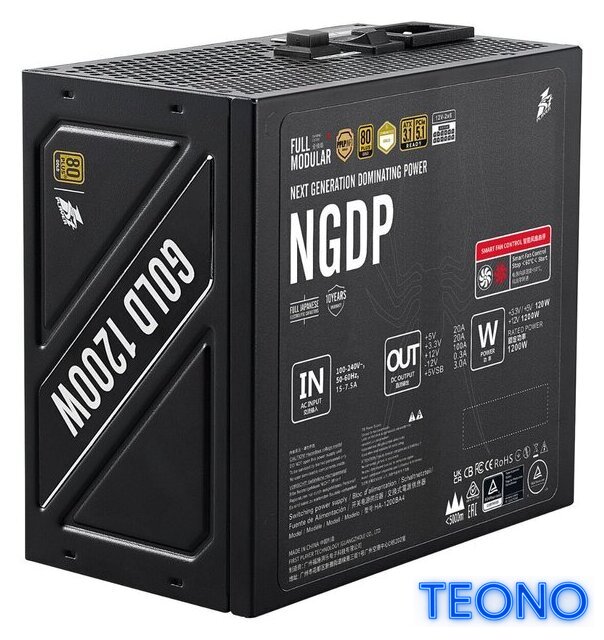 Блок питания 1stPlayer NGDP Gold 1200W HA-1200BA4 - Изображение №4 — Интернет-магазин Teono.by