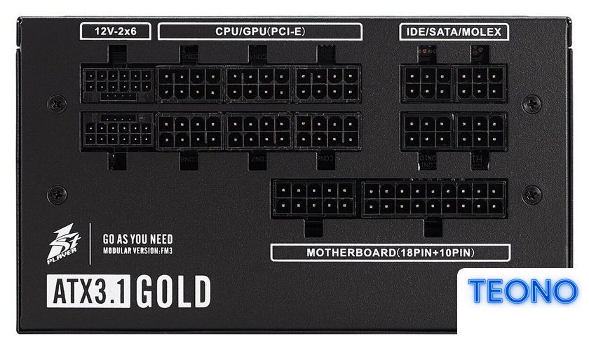 Блок питания 1stPlayer NGDP Gold 1200W HA-1200BA4 - Изображение №8 — Интернет-магазин Teono.by