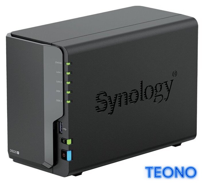 Сетевой накопитель Synology DiskStation DS225+ - Изображение №2 — Интернет-магазин Teono.by