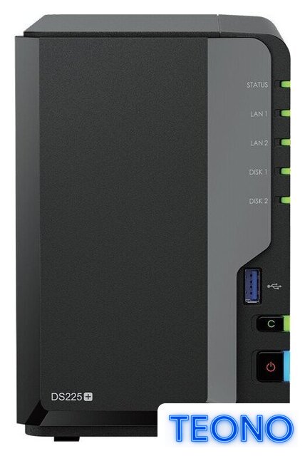 Сетевой накопитель Synology DiskStation DS225+ - Изображение №1 — Интернет-магазин Teono.by