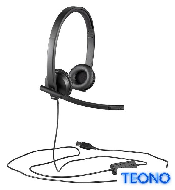 Офисная гарнитура Logitech H570e Stereo USB-A (UC) - Изображение №4 — Интернет-магазин Teono.by