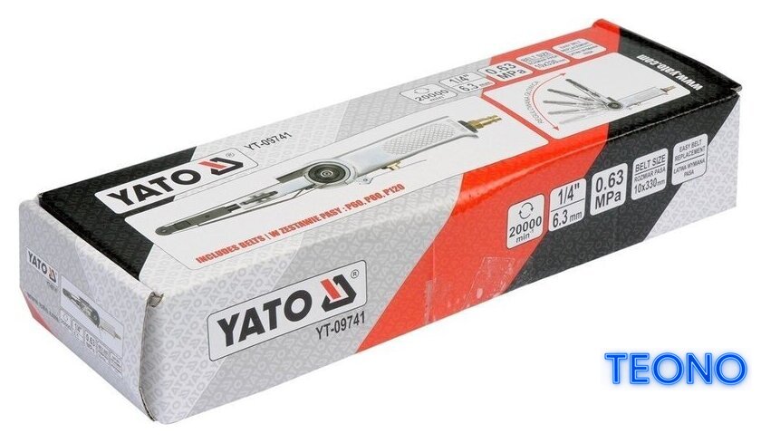 Пневмошлифмашина Yato YT-09741 - Изображение №4 — Интернет-магазин Teono.by