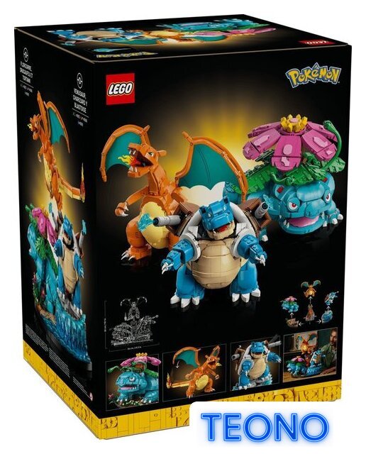 Конструктор LEGO Pokemon 72153 Венузавр, Чаризард и Бластойз - Изображение №19 — Интернет-магазин Teono.by