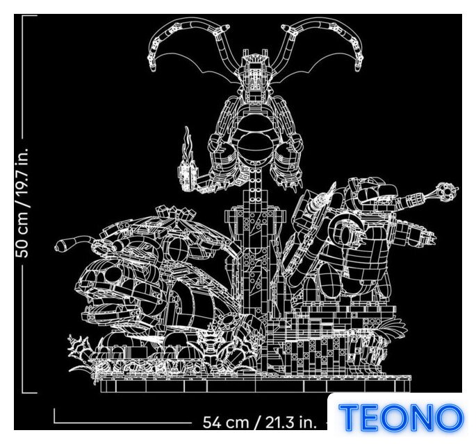 Конструктор LEGO Pokemon 72153 Венузавр, Чаризард и Бластойз - Изображение №10 — Интернет-магазин Teono.by
