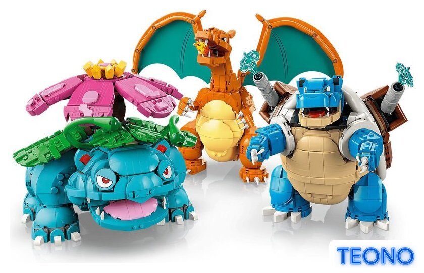 Конструктор LEGO Pokemon 72153 Венузавр, Чаризард и Бластойз - Изображение №3 — Интернет-магазин Teono.by