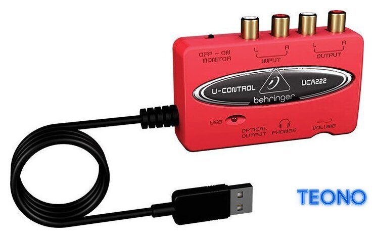  Behringer U-Control UCA222 - Изображение №3 — Интернет-магазин Teono.by