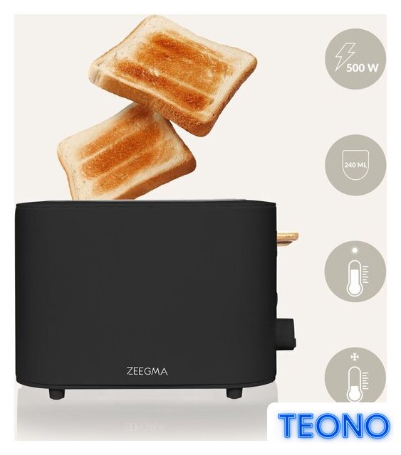 Тостер Zeegma Tostee Black Wood - Изображение №11 — Интернет-магазин Teono.by