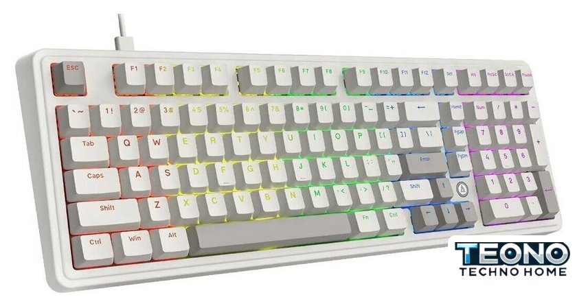 Клавиатура Ajazz AK980 (ретро, Ajazz Red) - Изображение №3 — Интернет-магазин Teono.by