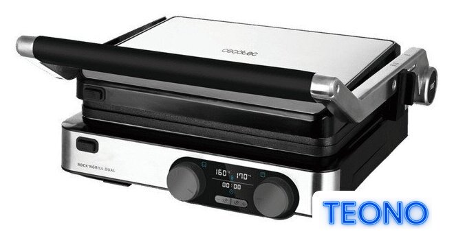 Электрогриль Cecotec Rock’nGrill 2200 Dual Grill - Изображение №2 — Интернет-магазин Teono.by