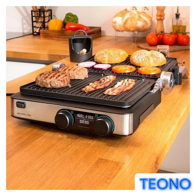 Электрогриль Cecotec Rock’nGrill 2200 Dual Grill - Изображение №6 — Интернет-магазин Teono.by