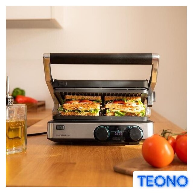 Электрогриль Cecotec Rock’nGrill 2200 Dual Grill - Изображение №5 — Интернет-магазин Teono.by
