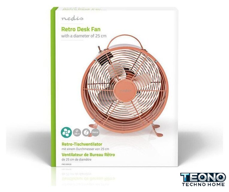 Вентилятор Nedis Table Fan FNCL10PK20 - Изображение №7 — Интернет-магазин Teono.by