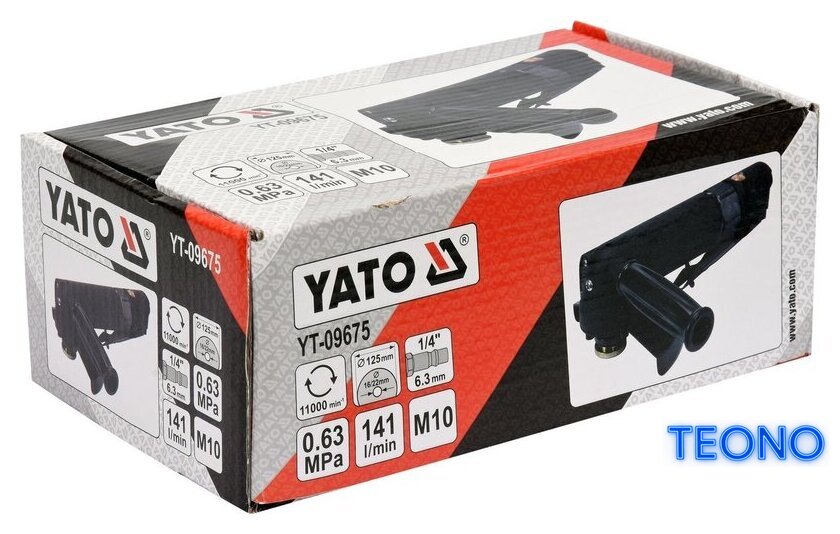 Пневмошлифмашина Yato YT-09675 - Изображение №3 — Интернет-магазин Teono.by