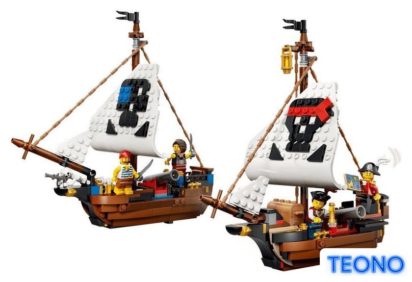 Конструктор LEGO Creator 3 в 1 31387 Легендарный пиратский корабль - Изображение №7 — Интернет-магазин Teono.by