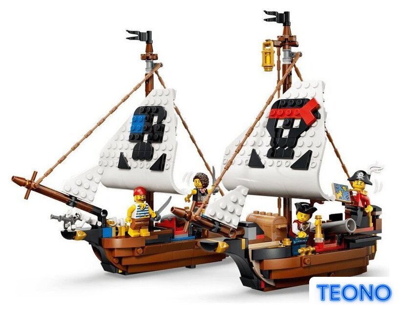 Конструктор LEGO Creator 3 в 1 31387 Легендарный пиратский корабль - Изображение №4 — Интернет-магазин Teono.by