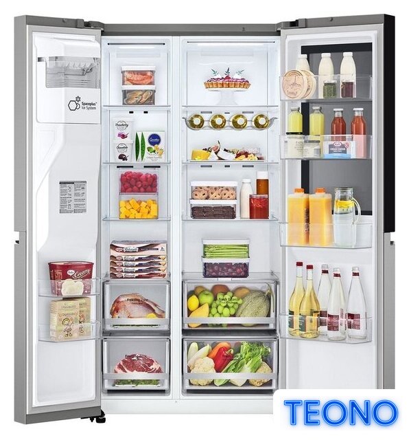 Холодильник side by side LG InstaView GSGV80PYLL - Изображение №3 — Интернет-магазин Teono.by