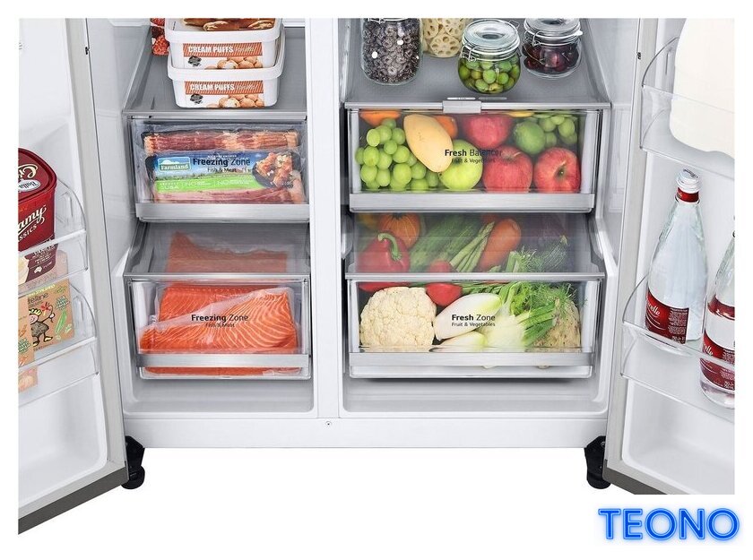Холодильник side by side LG InstaView GSGV80PYLL - Изображение №10 — Интернет-магазин Teono.by