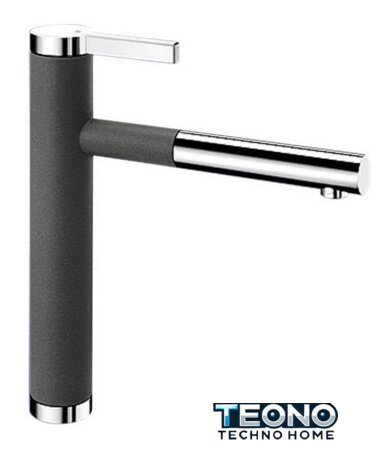 Смеситель Blanco Linee-S Silgranit (темная скала) [518804] - Изображение №1 — Интернет-магазин Teono.by