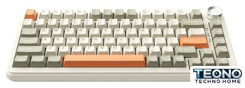 Клавиатура Ajazz AK820 Max Plus (ретро, Ajazz Avocado) - Изображение №2 — Интернет-магазин Teono.by