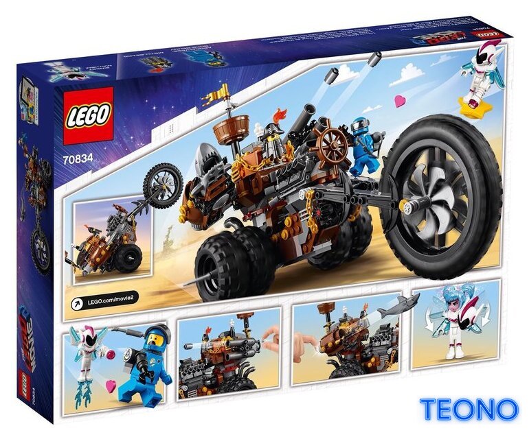 Конструктор LEGO The LEGO Movie 2 70834 Хеви-метал мотоцикл Железной бороды! - Изображение №2 — Интернет-магазин Teono.by