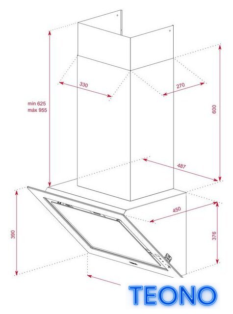 Кухонная вытяжка TEKA DLV 68660 112930026 (кирпич) - Изображение №12 — Интернет-магазин Teono.by