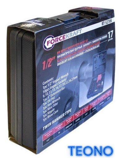 Пневматический гайковерт ForceKraft RT-5270K - Изображение №4 — Интернет-магазин Teono.by