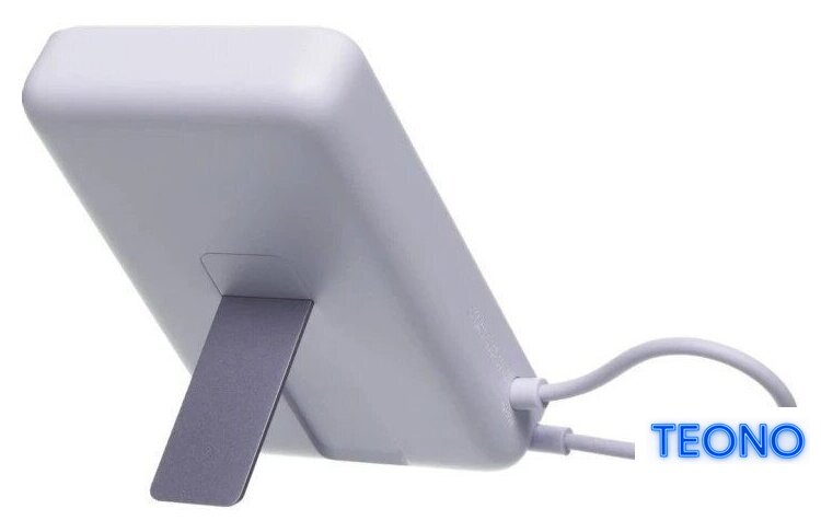 Внешний аккумулятор Xiaomi Magnetic Power Bank with Built-in Stand WPB1007Z 10000mAh (сиреневый, международная версия) - Изображение №7 — Интернет-магазин Teono.by