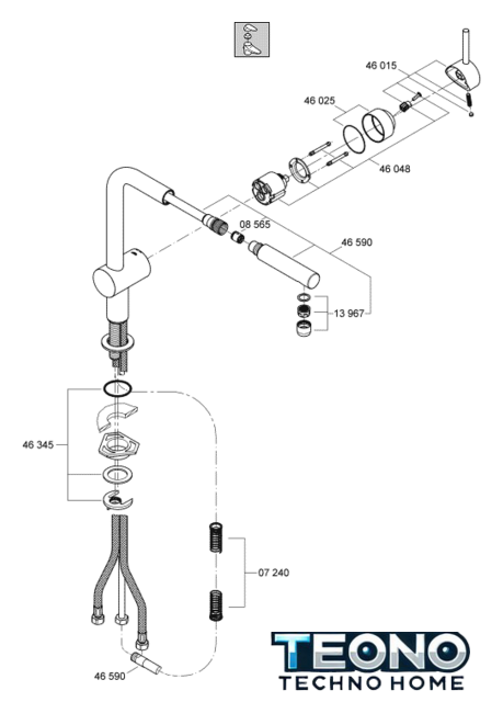 Смеситель Grohe Minta 32168000 - Изображение №3 — Интернет-магазин Teono.by