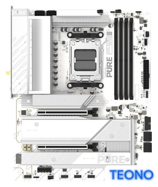 Материнская плата Sapphire Pure X870A WiFi 7 - Изображение №1 — Интернет-магазин Teono.by
