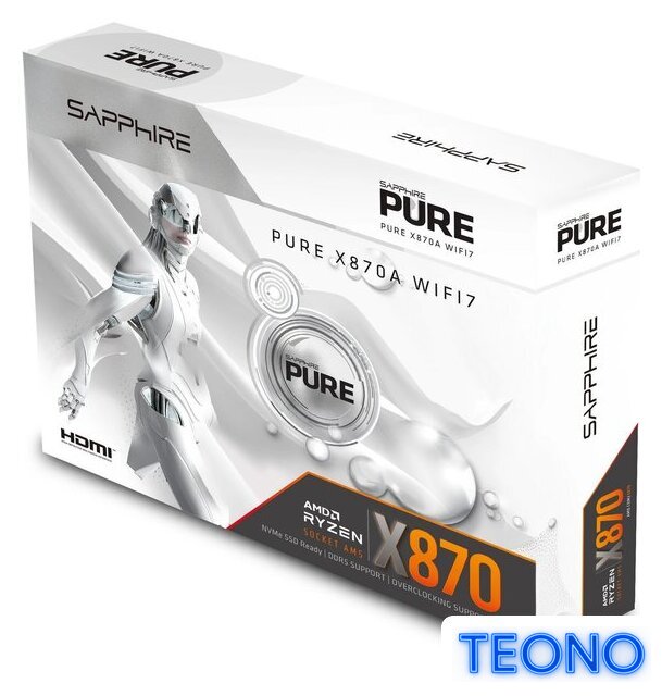 Материнская плата Sapphire Pure X870A WiFi 7 - Изображение №6 — Интернет-магазин Teono.by