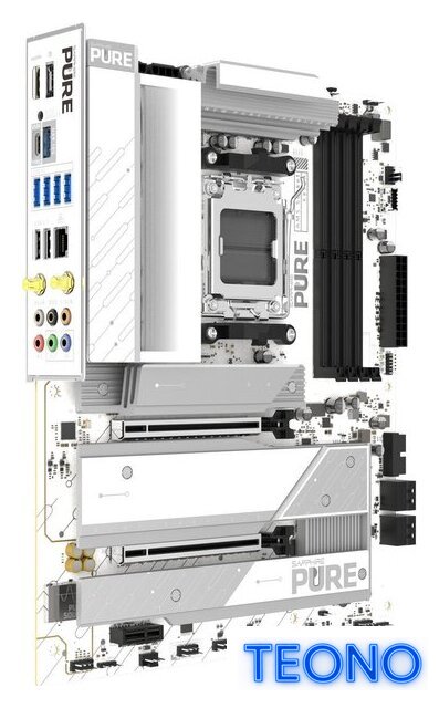 Материнская плата Sapphire Pure X870A WiFi 7 - Изображение №2 — Интернет-магазин Teono.by