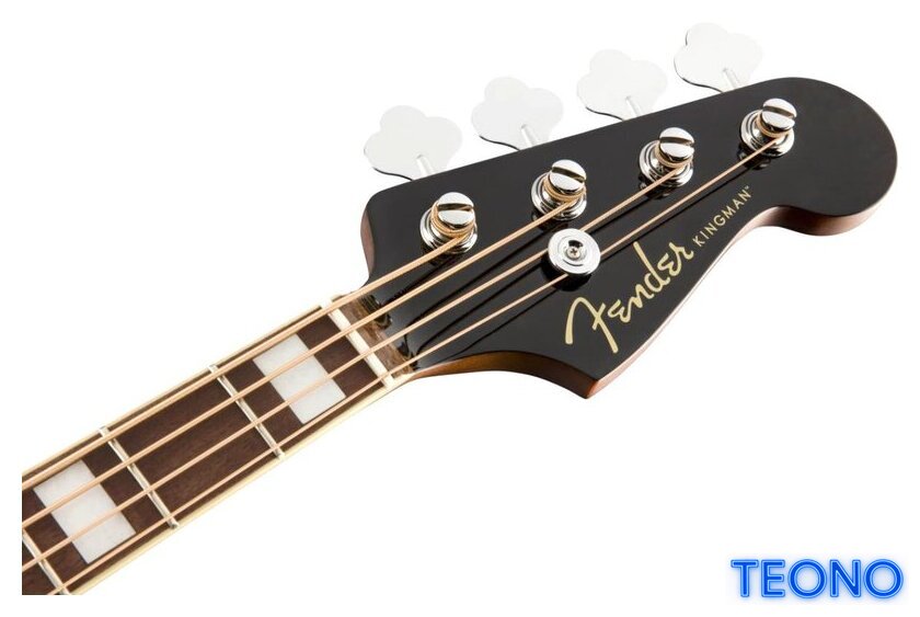 Бас-гитара Fender Kingman Bass V2 WN Jetty Black - Изображение №6 — Интернет-магазин Teono.by