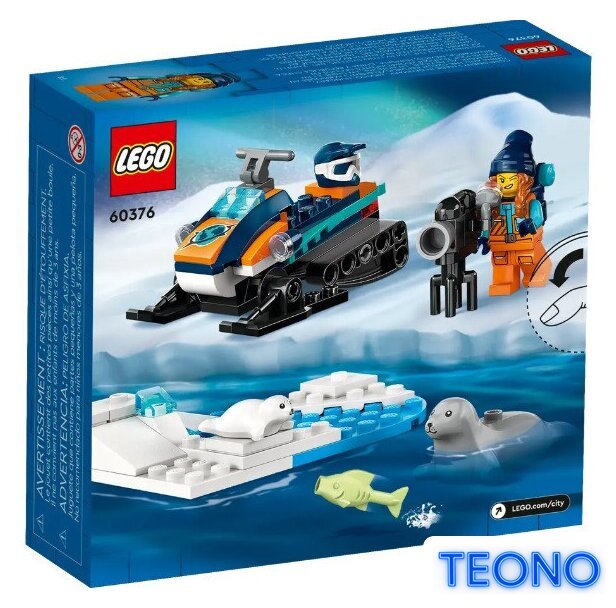 Конструктор LEGO City Снегоход Исследователь Арктики 60376 - Изображение №2 — Интернет-магазин Teono.by